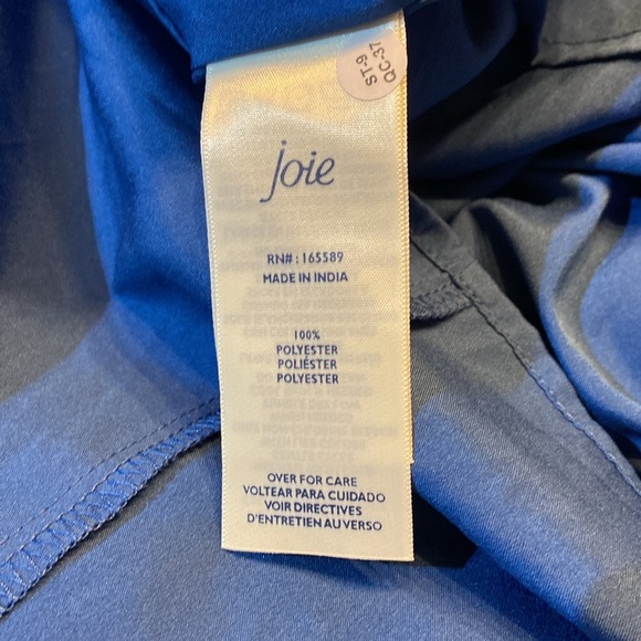 NWT Joie Women's Printed Long Sleeve Tiered Maxi Dress LARGE Parisian Paisley - Picture 12 of 13